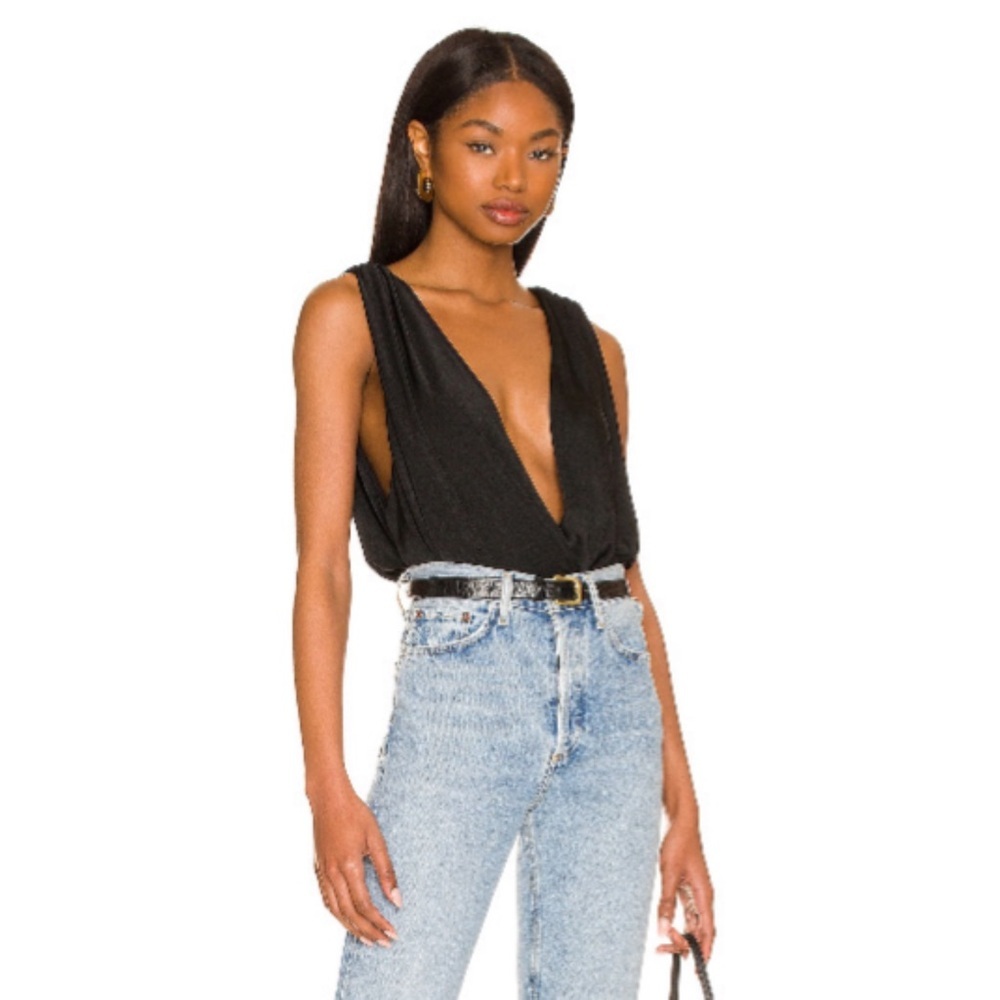 NWT Free People Intimately Night Owl Thong Bodysuit